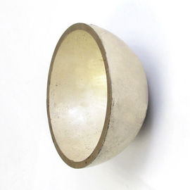 Ceramika piezoelektryczna półkuli P44 Średnica 25,6 x 4 mm Niski ubytek dielektryczny